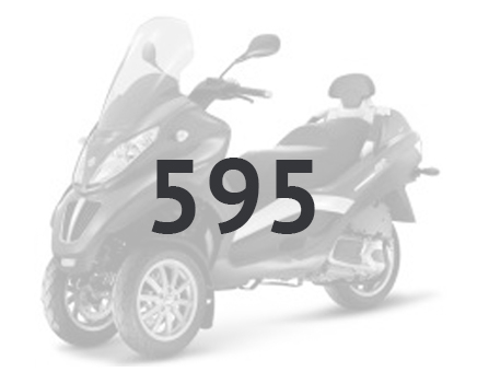 Erstazteile Piaggio MP3 300 LT Sport 2009-2014 sterWeiß 595