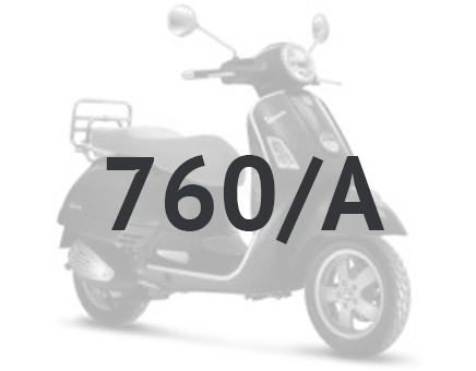Vespa GTS 250 ie 2005-2009 (mit ABS) Grau stardust 760/A
