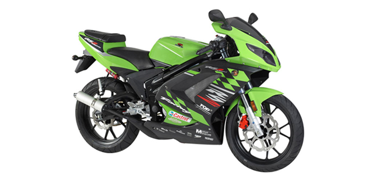 Erstazteile Rieju Rs2 pro Grün 2009 2-Takt