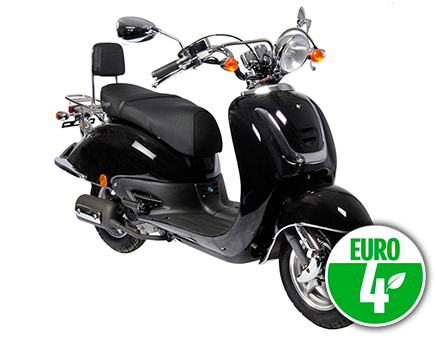 Erstazteile Benzhou Retro Schwarz Euro4