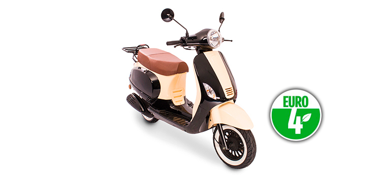 Erstazteile Berini Napoli Euro4 Schwarz / Creme