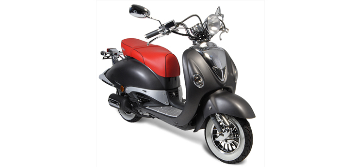 Erstazteile China Retro Extra matt Schwarz