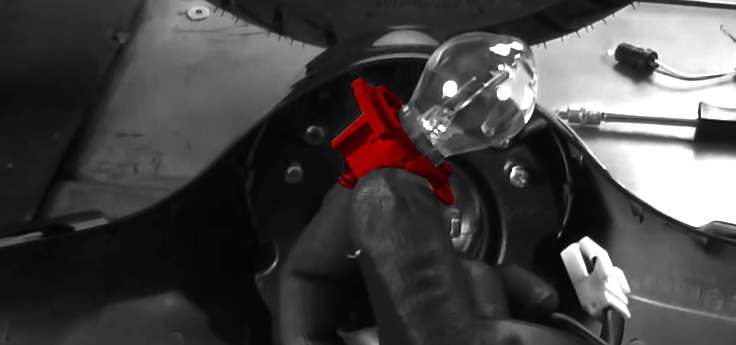 Scheinwerfer Lampenfassung