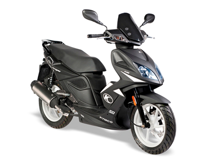 Erstazteile Kymco Super8 4-Takt v.a 2009 matt Schwarz