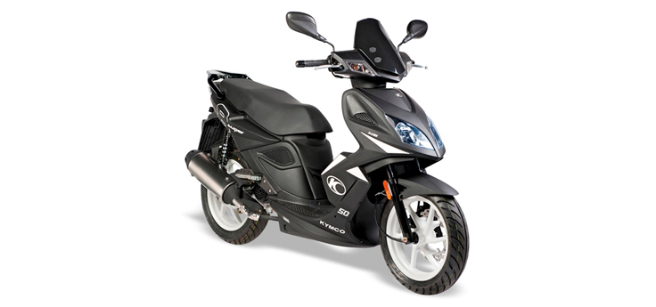 Erstazteile Kymco Super8 4-Takt v.a 2009 matt Schwarz