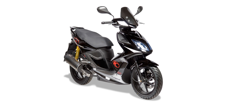 Erstazteile Kymco Super8 4-Takt v.a 2009 Schwarz