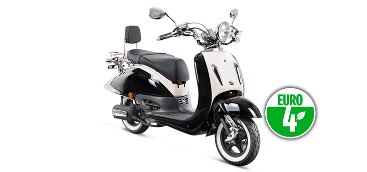 Erstazteile Rover Classic Schwarz/ Creme-Weiß Euro4