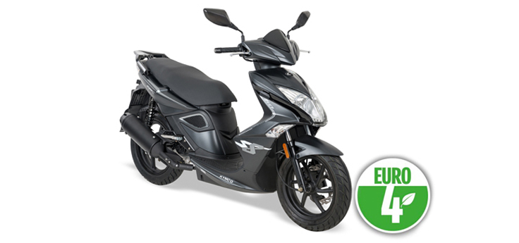 Erstazteile Kymco Super8 Street 50i E4 matt Schwarz