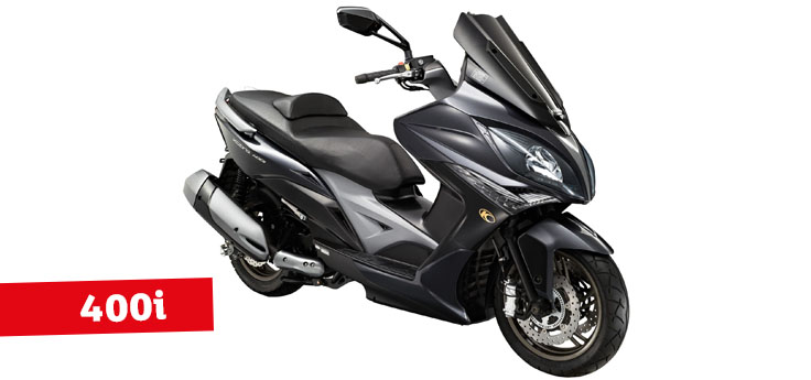 Erstazteile Kymco Xciting 400i matt Schwarz