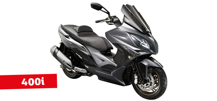 Erstazteile Kymco Xciting 400i Pearly Schwarz