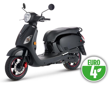 Erstazteile SYM Fiddle III Euro4 matt Schwarz (BK-007U/BK-5560S)