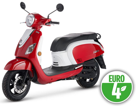 Erstazteile SYM Fiddle III Euro4 Rot/Weiß (R-086/WH-006)