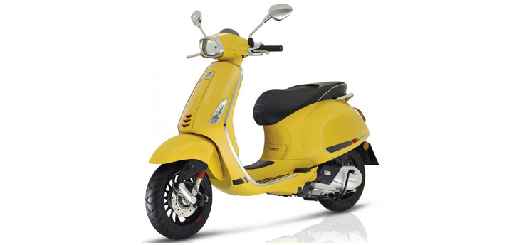 Parts Vespa Sprint 4-stroke 4V (45km/h version) matt Gelb 974/a