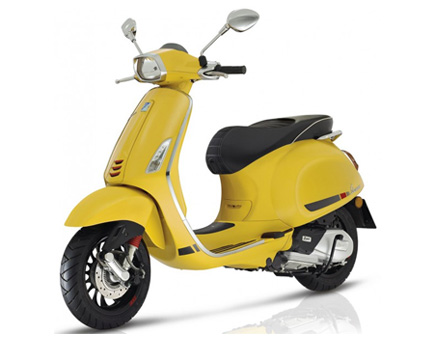 Parts Vespa Sprint 4-stroke 4V (45km/h version) matt Gelb 974/a