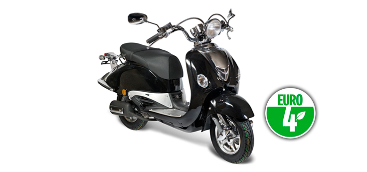 Erstazteile AGM Retro Extra Schwarz Euro4