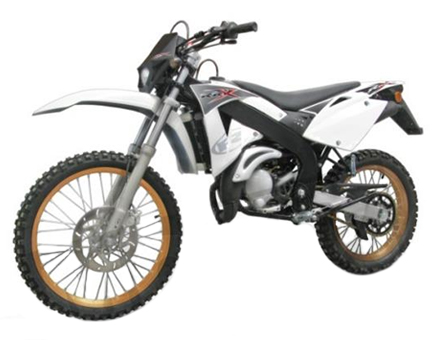 Erstazteile Rieju RRX Weiß 2009 2-Takt