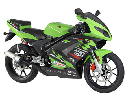 Erstazteile Rieju Rs2 pro Grün 2009 2-Takt