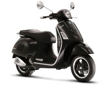 Vespa GTS 125 IE 2009-2016 glänzend Schwarz 79