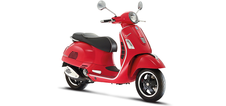 Vespa GTS 300 (Super mit und ohne ABS) Rot dragon 894