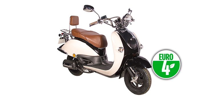 Erstazteile Znen Aurora S Schwarz/ Creme-Weiß Euro4