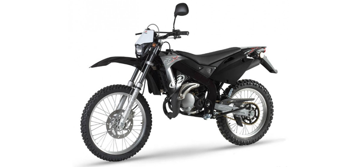 Erstazteile Rieju RRX Schwarz 2009 2-Takt