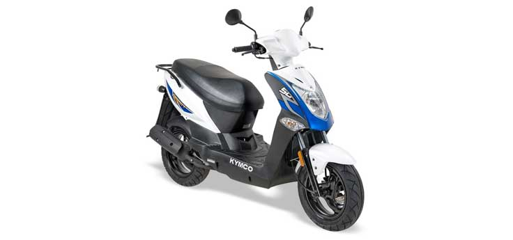 Erstazteile Kymco Agility FR 12 Zoll 4-Takt Euro4 lang Weiß