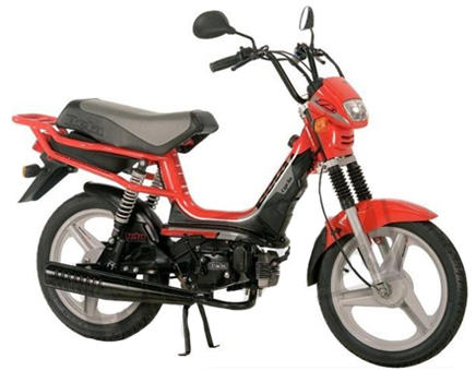 Erstazteile Beta Cyclo 45km Rot 2007 2-Takt