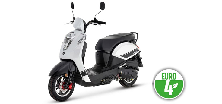 Erstazteile Sym Mio 50i Weiß Schwarz (WH-8018P/BK-001C )