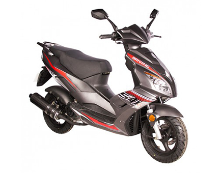 BTC F22 (12 Zoll) matt Grau / Bordeaux Rot