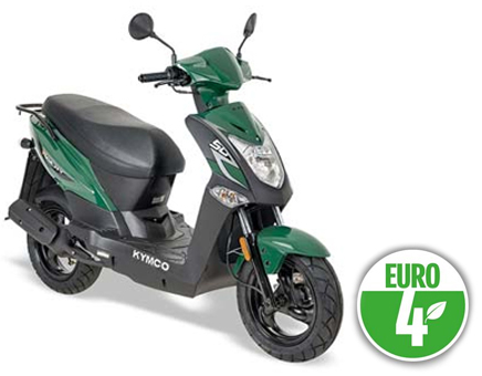 Erstazteile Kymco Agility FR 12 Zoll 4-Takt Euro4 lang Grün