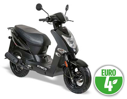 Erstazteile Kymco Agility FR 12 Zoll 4-Takt Euro4 klap Schwarz