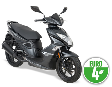 Erstazteile Kymco Super8 Street 50i E4 matt Schwarz