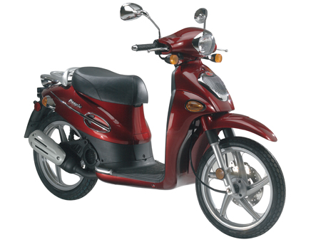 Erstazteile Kymco People 2-Takt 50ccm Rot