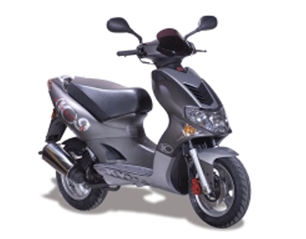 Erstazteile Kymco Super9 AC 2-Takt neu model Silber - Schwarz