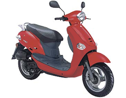 Erstazteile Kymco Yup 2-Takt AC Rot