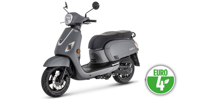 Erstazteile SYM Fiddle III Euro4 matt Grau (GY-010U)