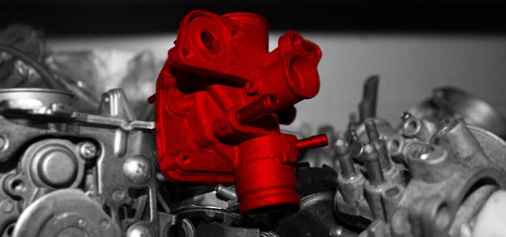 Ansauggummi / Ansauchtrichter