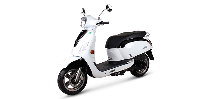 Erstazteile Sym Fiddle III (WH006 BL5560S) Weiß Schwarz