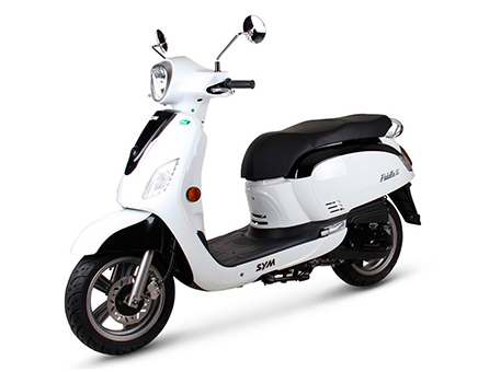 Erstazteile Sym Fiddle III (WH006 BL5560S) Weiß Schwarz