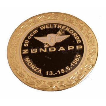Aufkleber zundapp logo rund zundapp monza schwarz/gold z517-12.127