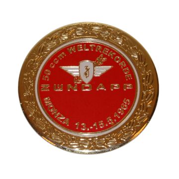 Aufkleber zundapp logo rund zundapp monza rot/gold z517-12.127/r