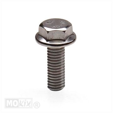 Auspuffschraube Edelstahl M6x18 Minarelli horizontal-vertikal 50cc Bollard