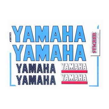 Aufkleberset Wort [yamaha] blau falko 982020 6-teilig