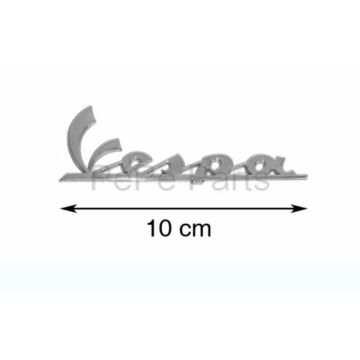 Aufkleber/Logo Frontverkleidung (Vespa) chrom 10x3/5cm Primavera/Sprint/LX/LXV/S/ET2-4/PX/GTS/GTV/GT/SXL/VXL/Electtrica/LT/946 656219 original