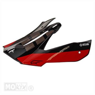 MT Falcon Warrior Helmüberzug weiß/schwarz/rot