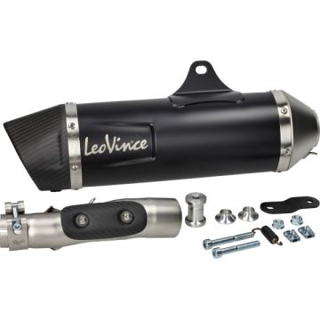 Auspuff 2017-2022 Honda X-ADV Leovince schwarz Slip-On