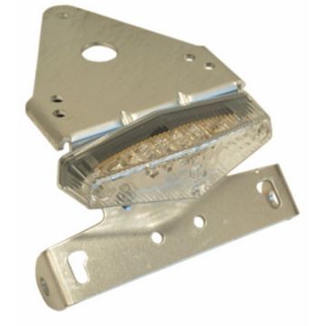 Rücklicht LED+Kennzeichenhalter univ alu/transparent DMP