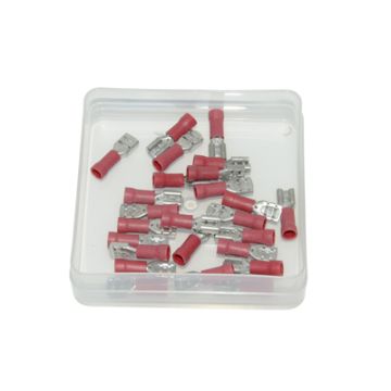 Kabelstecker flach weiblich 4,8 mm 25 Stück