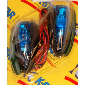 LED-Beleuchtung universal 12 Volt DMP carbon/blau (Set)