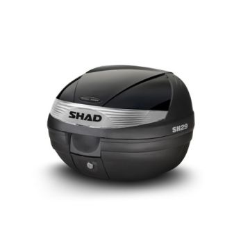 Topcase Shad SH29 schwarze metallische Hülle
